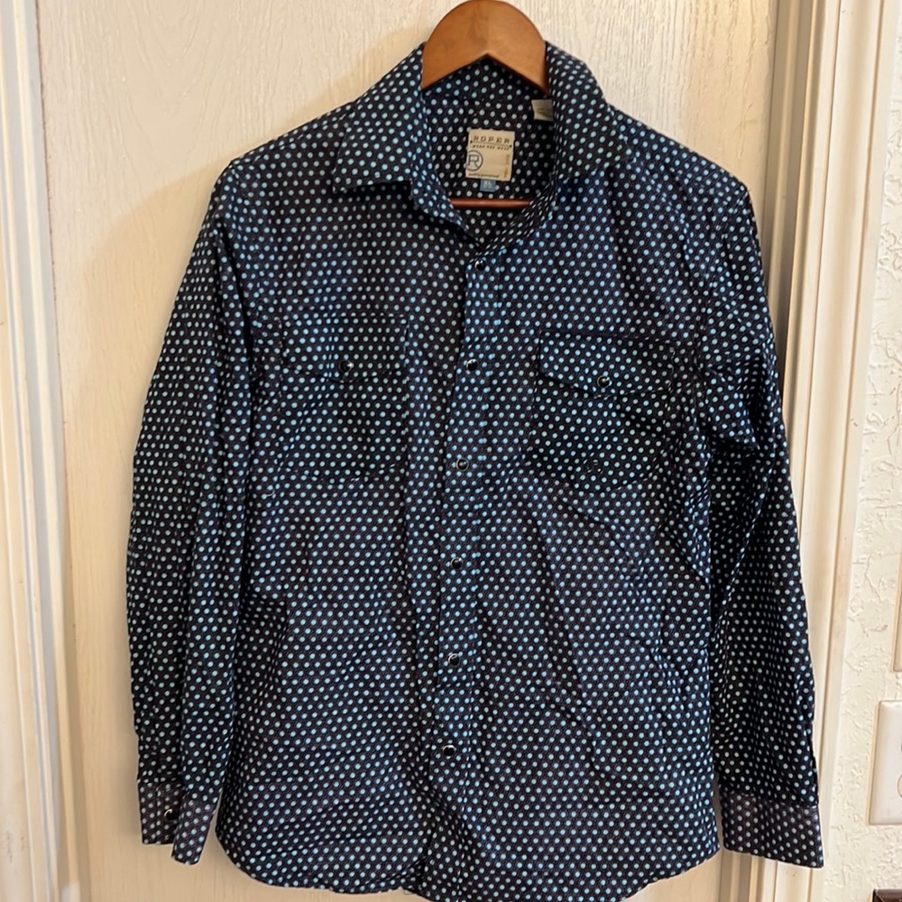Roper Boys XL 16-18 snap button shirt. Great for rodeo or showing.